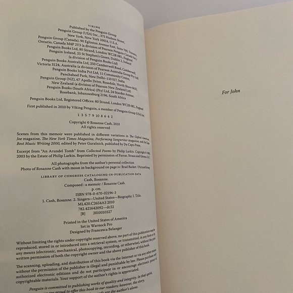 Rosanne Cash Composed a memoir hardcover book with dust jacket - Picture 6 of 8